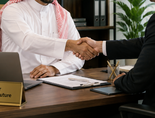 Harmans Trading Handshake